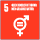 SDG5- Gleichberechtigung der Geschlechter (Icon)